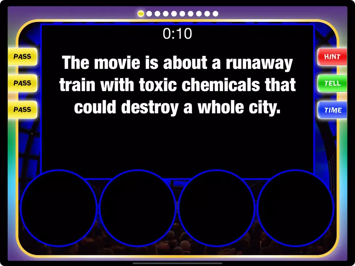 Tangkapan layar Hollywood Games Night HD iPad 