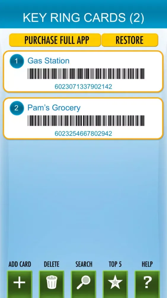Скриншоты Key Ring Card Saver