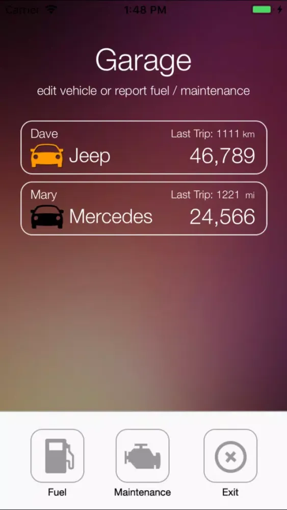 iTrack Mileage Calculator স্ক্রিনশট