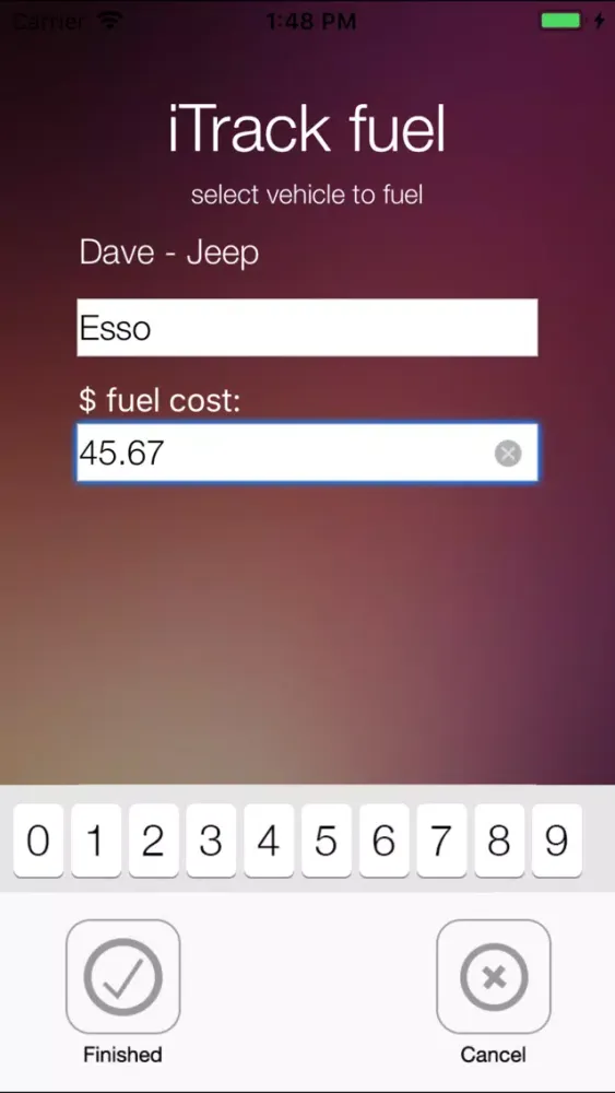 iTrack Mileage Calculator স্ক্রিনশট