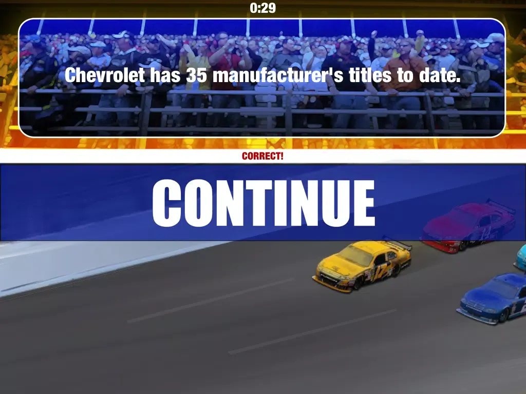 Tangkapan layar Sprint Daytona Duel for Nascar HD iPad 