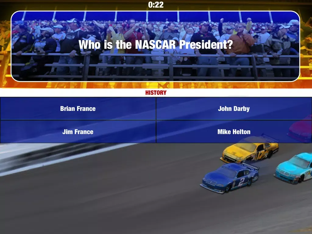 Tangkapan layar Sprint Daytona Duel for Nascar HD iPad 