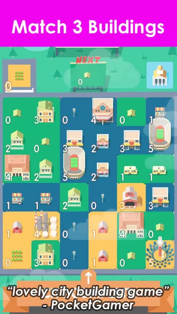 Tangkapan layar Matchy City - Free endless town building sim