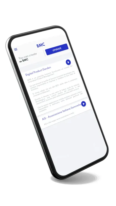 Скриншоты Business Model Canvas PRO