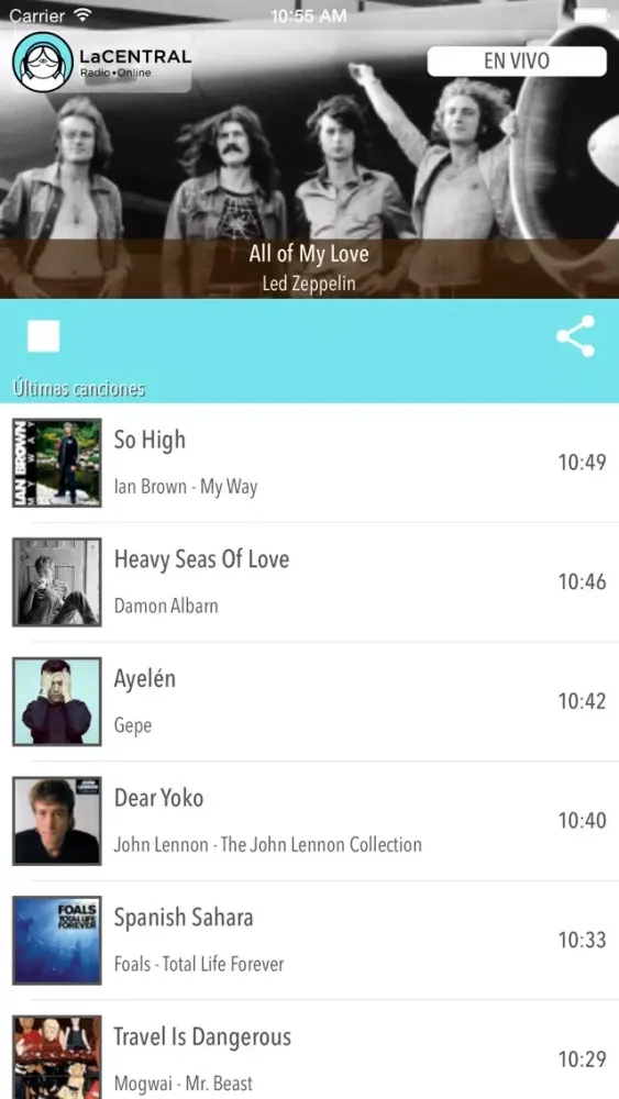 Ảnh chụp màn hình của Radio La Central