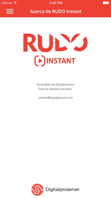 Tangkapan layar RUDO Instant