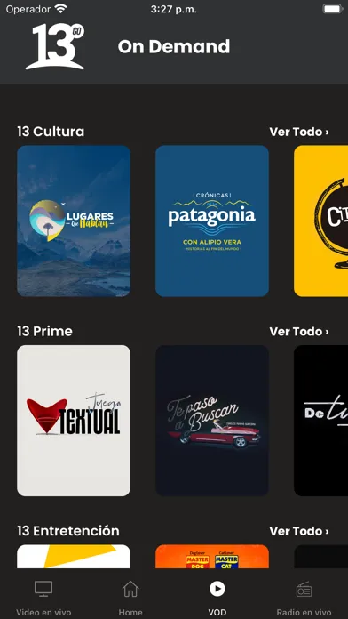 Capturas de tela do 13 GO