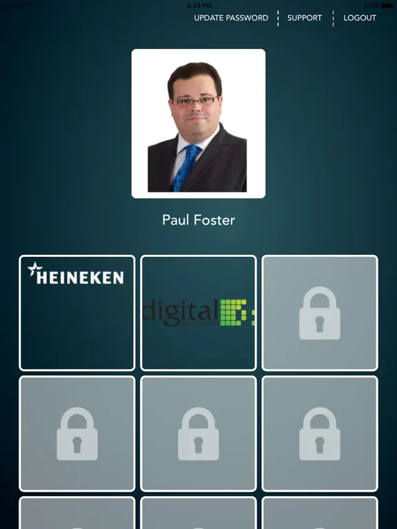 ExecConnect iPad  スクリーンショット