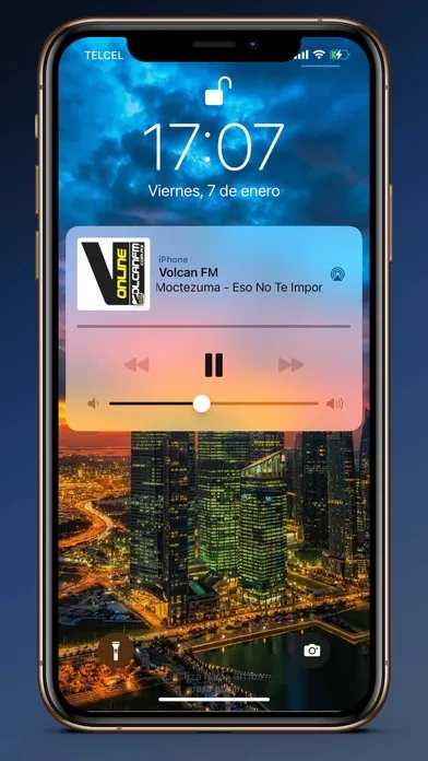 Capturas de tela do Volcan Fm