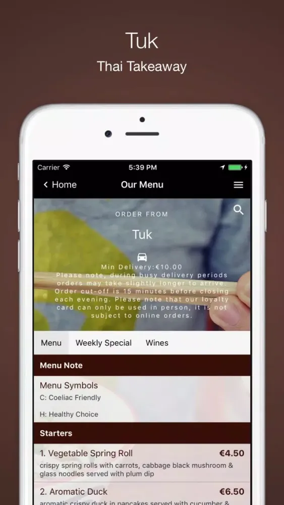 Screenshot di Tuk Asian Street Food
