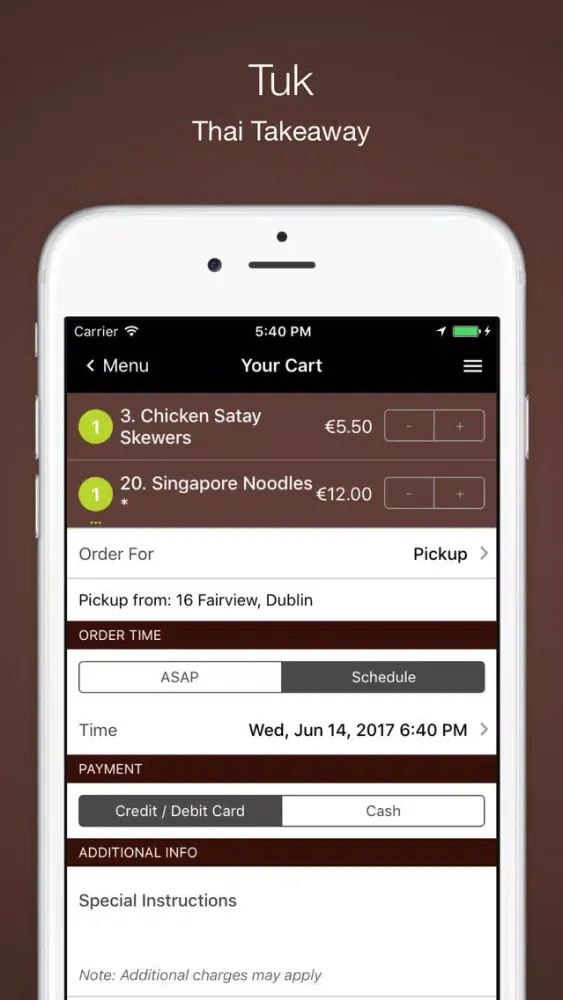 Screenshot di Tuk Asian Street Food