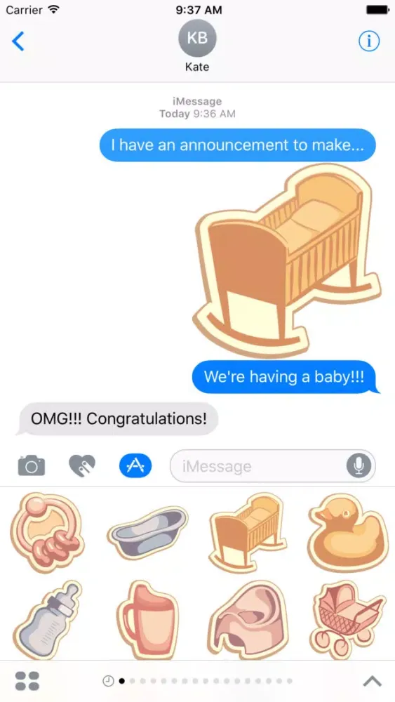 تصاویر Cute Baby Stickers!