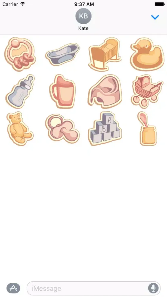 تصاویر Cute Baby Stickers!