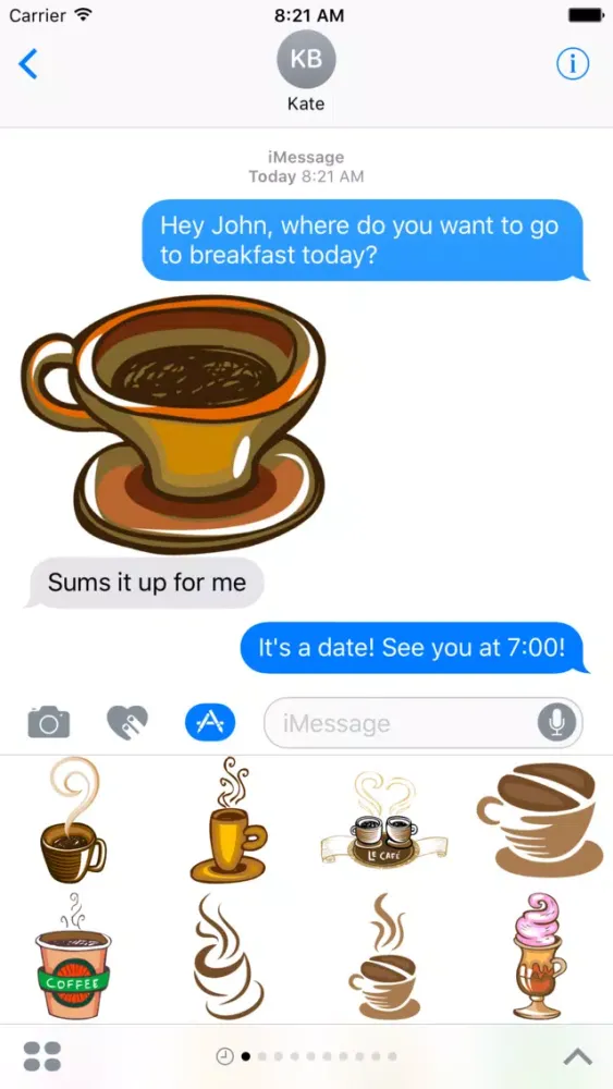 صور Coffee and Tea Stickers