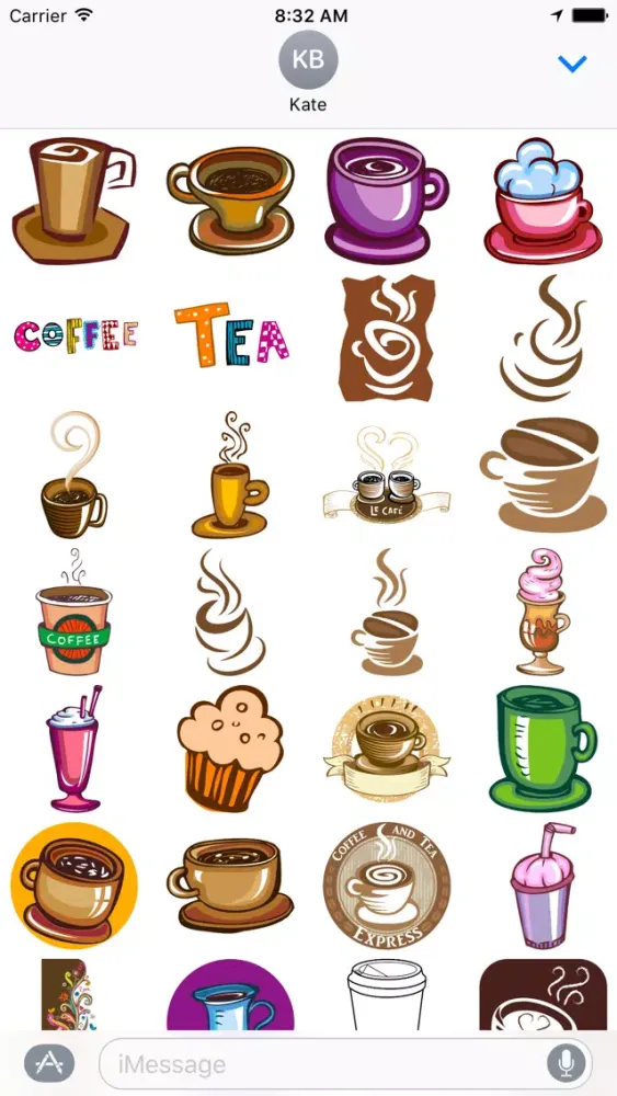 صور Coffee and Tea Stickers