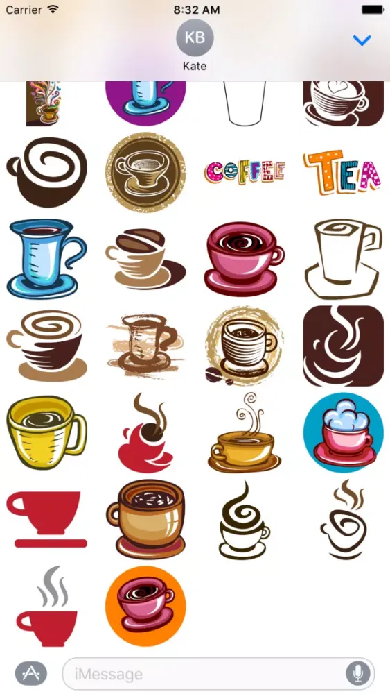 صور Coffee and Tea Stickers