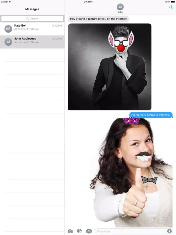 Ảnh chụp màn hình của Dress Up Stickers! iPad 