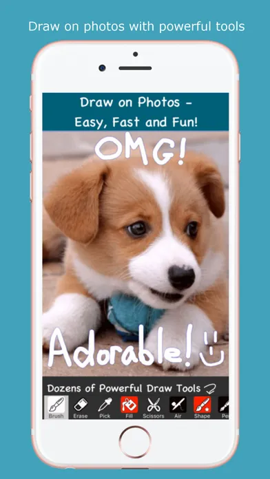 ภาพหน้าจอของ You Doodle - draw on photos