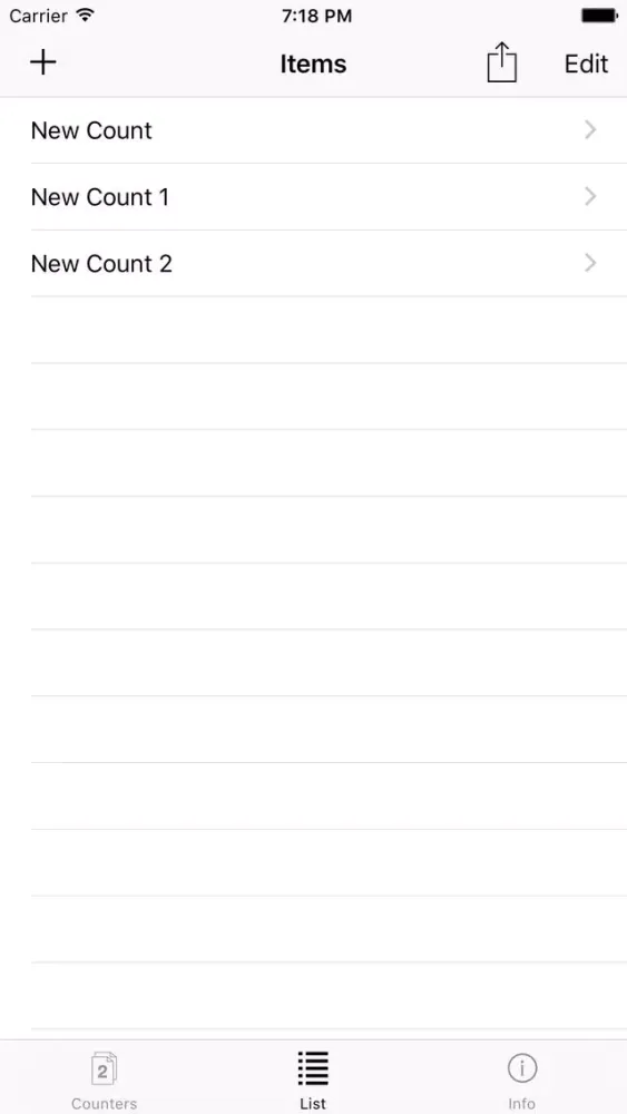 Multi Tap Counter Screenshots