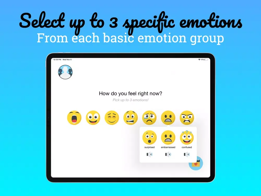 Tangkapan layar Happy Days (Emotions) iPad 