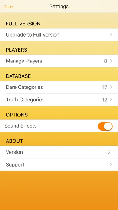 ภาพหน้าจอของ Truth or Dare Lite  - The Party Game