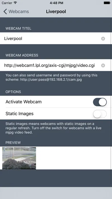 Webcams Pro - watch your Cams Screenshots