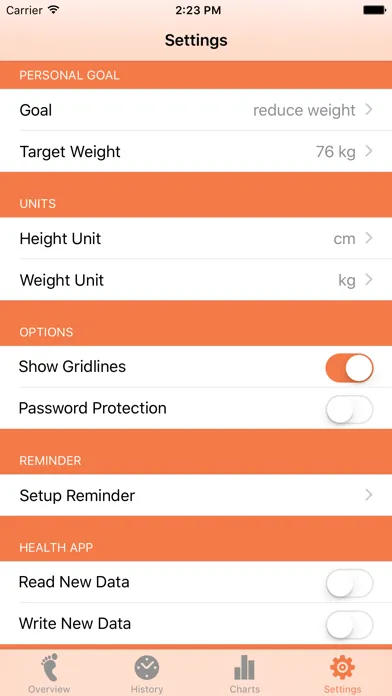Weight Tracker - BMI Ekran Görüntüleri