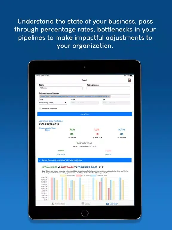 Tangkapan layar Squadzip Pipelines iPad 