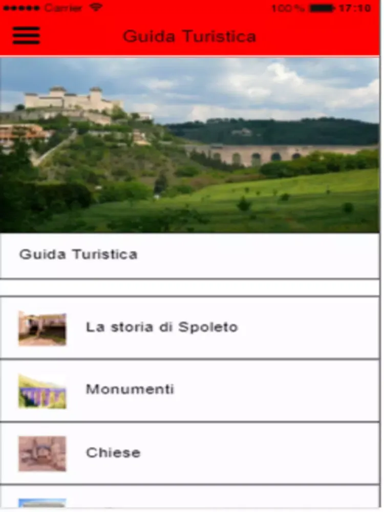 Captures d'écran de Spoleto Tourist mAPP iPad 