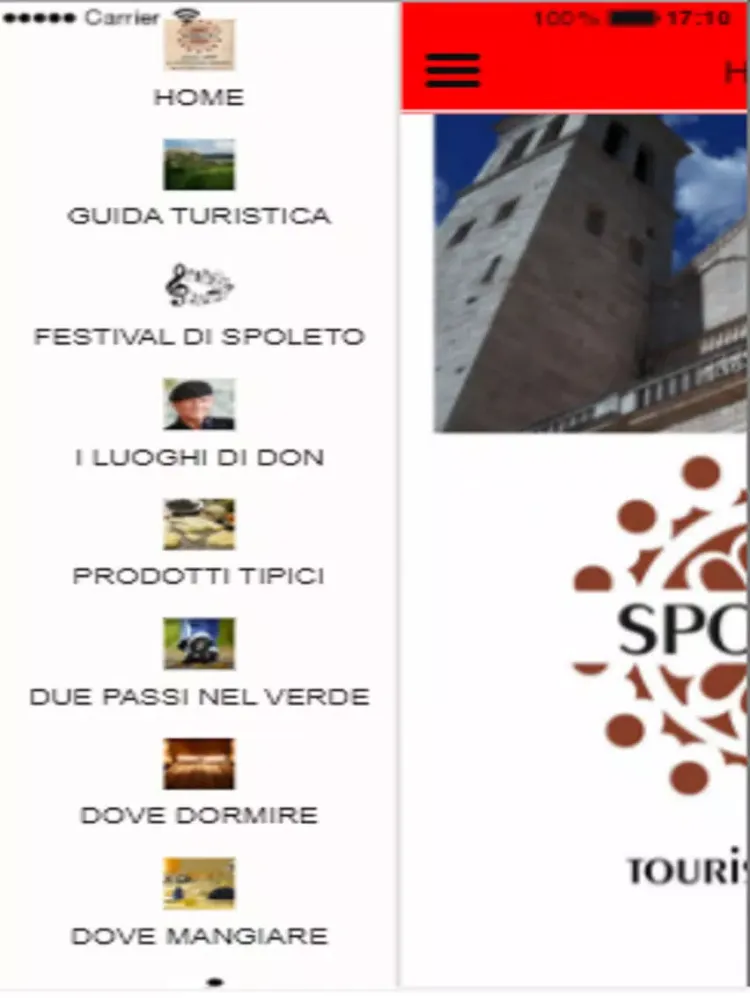 Captures d'écran de Spoleto Tourist mAPP iPad 