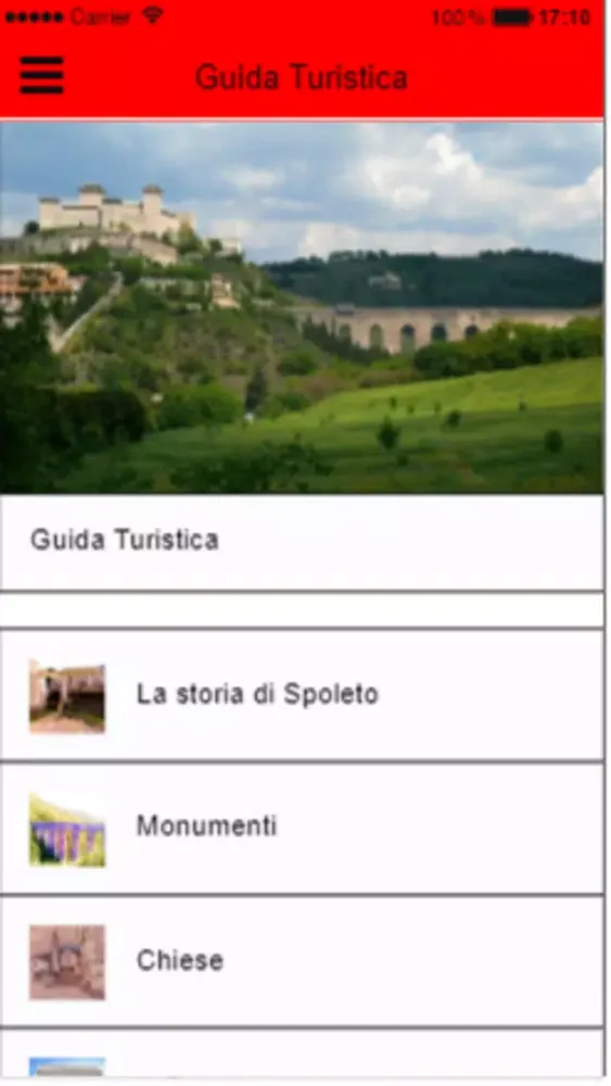 Captures d'écran de Spoleto Tourist mAPP