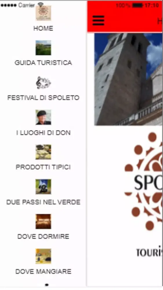 Captures d'écran de Spoleto Tourist mAPP