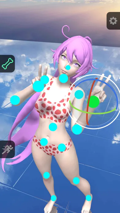 Tangkapan skrin Pro Poser 3D Model Poses