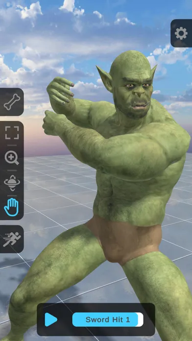 Tangkapan skrin Pro Poser 3D Model Poses