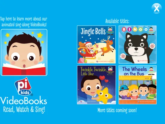 Capturas de pantalla de VideoBook  pikids iPad 