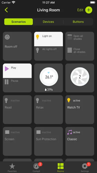 ภาพหน้าจอของ dS Smart Home