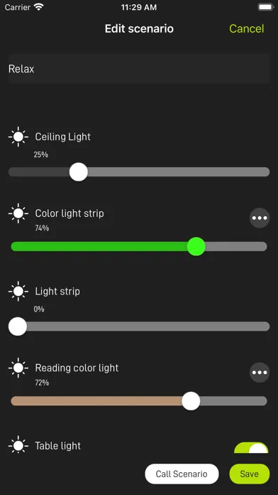 ภาพหน้าจอของ dS Smart Home