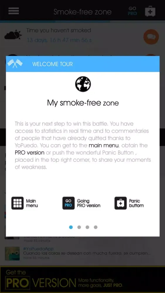 Capturas de tela do YoPuedo - Gives you the help you need to quit smoking once and for all