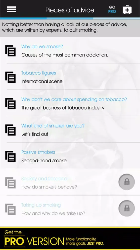 Capturas de tela do YoPuedo - Gives you the help you need to quit smoking once and for all