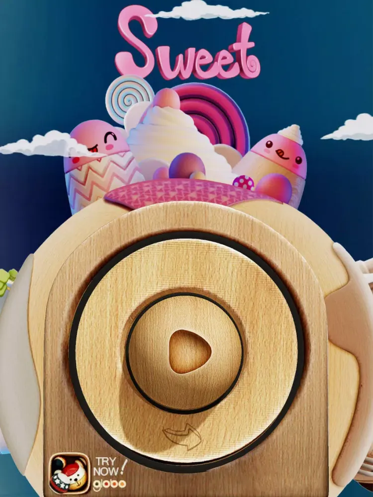 Tangkapan skrin Glopy Junior iPad 