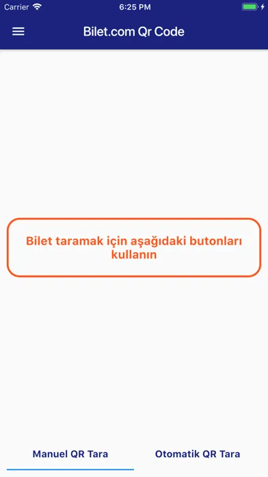 Bilet.com QR Okuyucu Ekran Görüntüleri
