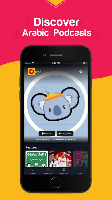 تصاویر podU: Stream Arabic Podcasts