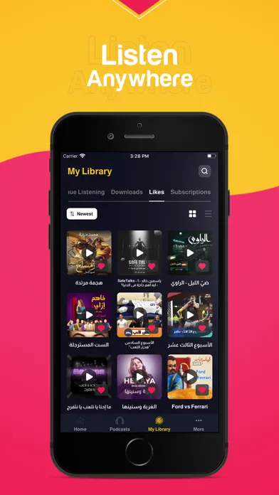 تصاویر podU: Stream Arabic Podcasts