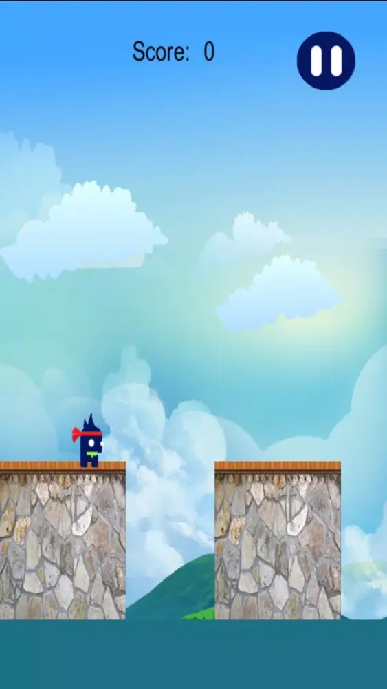 Ảnh chụp màn hình của Blue Ninja Run Free