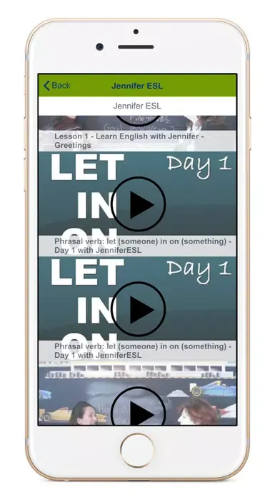 Learn English Video Tutorials ESL سکرین شاٹس
