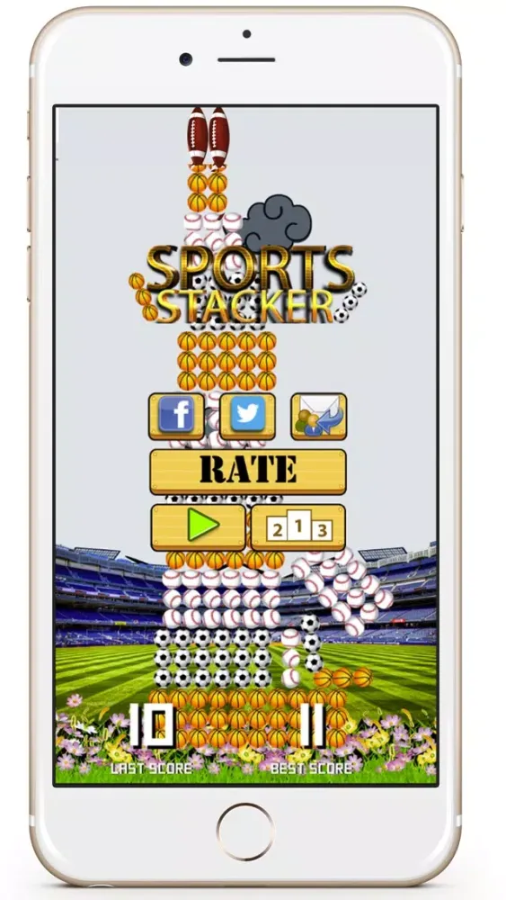 Capturas de tela do Sports Stacker