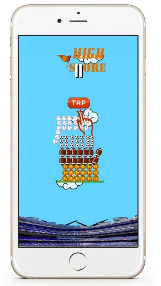 Capturas de tela do Sports Stacker