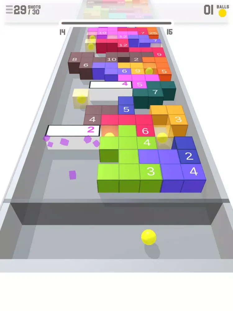 Tangkapan layar Crack the Blocks iPad 