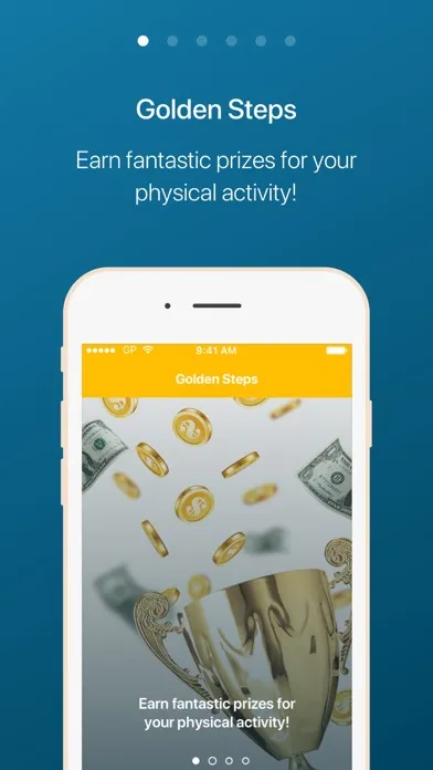 Golden Steps - Walk & Earn স্ক্রিনশট