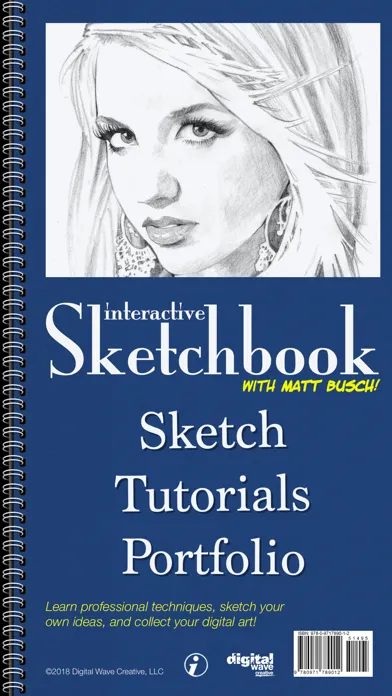 Capturas de tela do Interactive Sketchbook